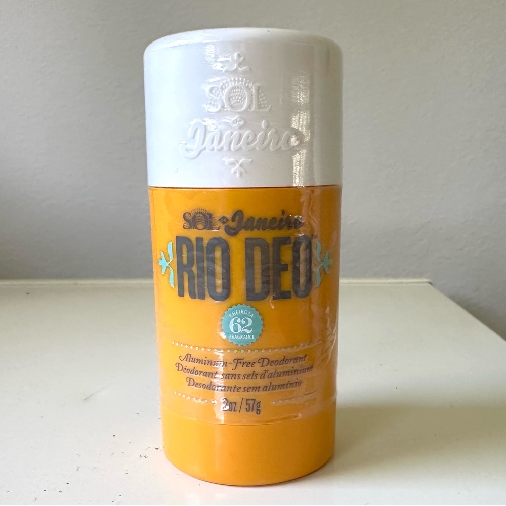 NEW Sol de Janeiro Rio Deo Aluminum-Free Deodorant Cheirosa 62 Full Size Sealed